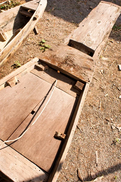 Drewniane łódź. — Zdjęcie stockowe