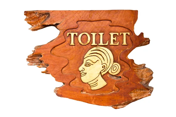Segni di toilette femminile . — Foto Stock