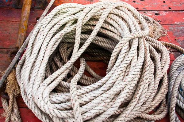 La corda bianca . — Foto Stock