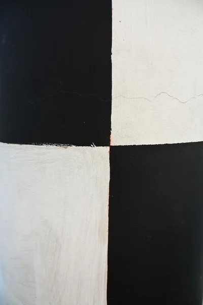 Zwarte en witte muren — Stockfoto