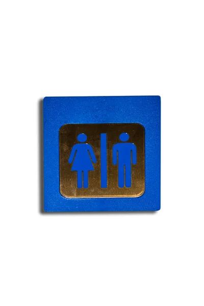 公共厕所的标志 — 图库照片