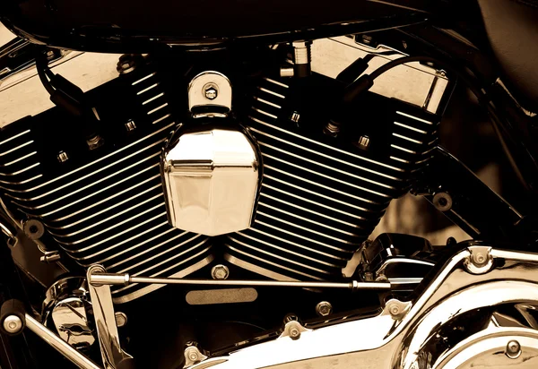 Motorradmotor — Stockfoto