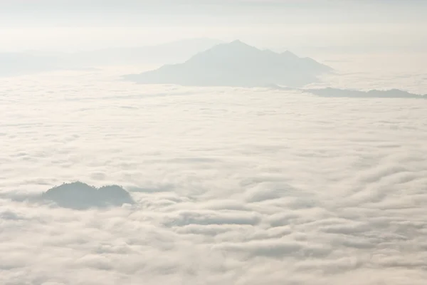 stock image Morning mist in valley