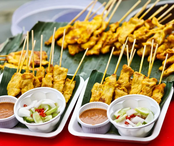 Stock image Pork Satay, popular Thai-Chinese food