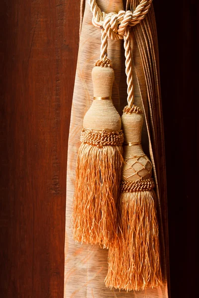 Curtain tied accessories in Nothern Thai style — Stock Photo, Image
