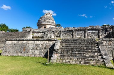 Mayan ruins - astronomical observatory clipart