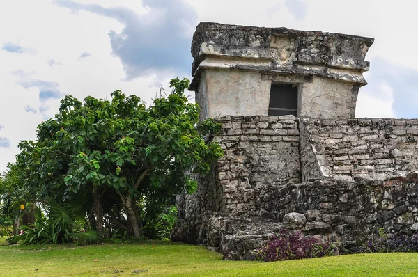 Mayan ruins - tulum mexico — Stock Photo, Image