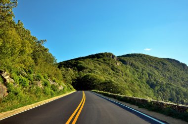 Mountain road clipart