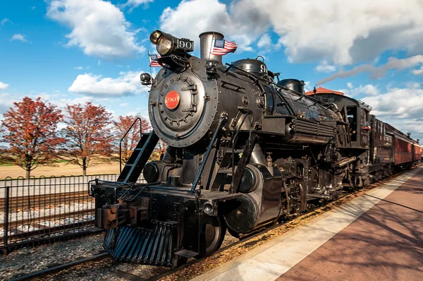 Steam engine train — Stock Photo, Image