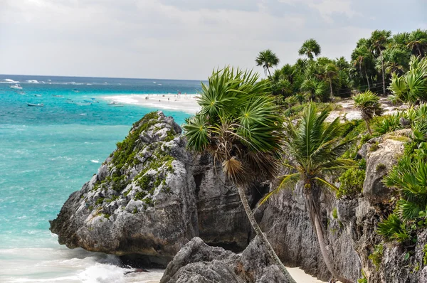 Clif tulum, Mexikó — Stock Fotó