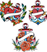 Navy horgony tetoválás