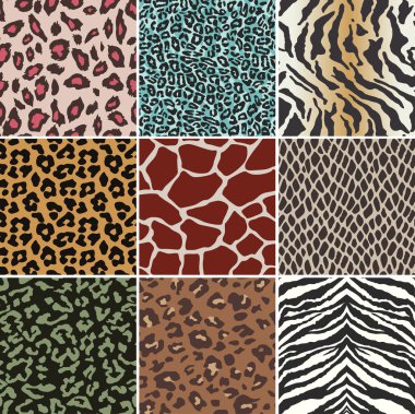 Seamless animal swatch clipart