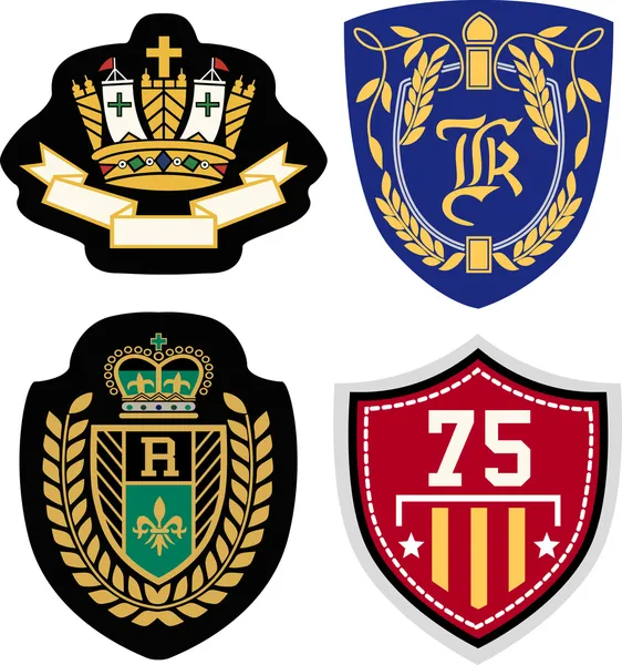 Emblemet badge set — Stock vektor