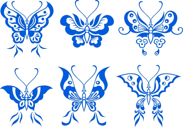 Метелик ілюстрація — стоковий вектор