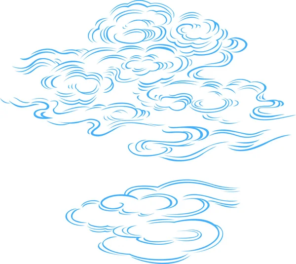 Cloud illustration — Stock Vector