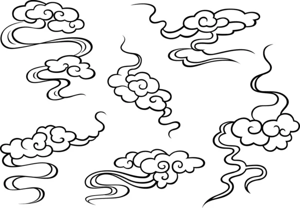 Ilustración de nube — Vector de stock