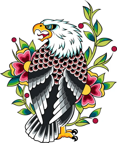 Desenho de águia — Vetor de Stock