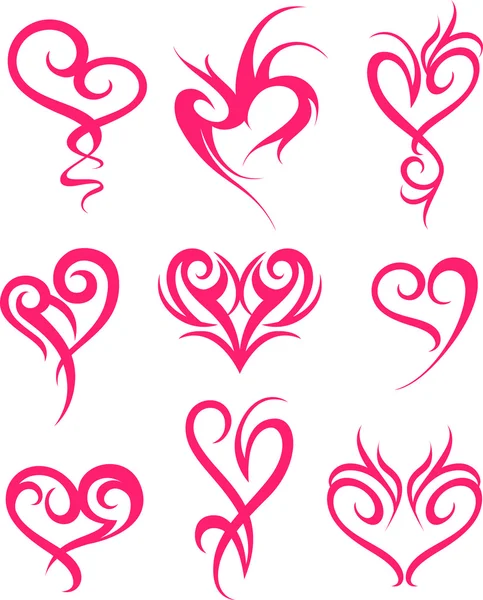Valentine heart tattoo design 3d valentine illustration composition with  heart and black tribal design for card background  CanStock