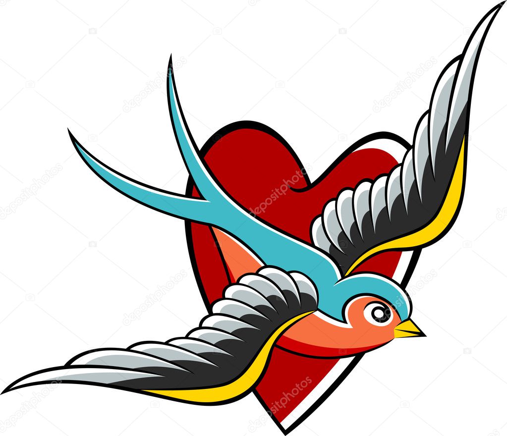 Bird Tattoo png download - 2382*2400 - Free Transparent Swallow png  Download. - CleanPNG / KissPNG