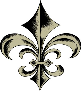 el çekilmiş fleur de lis