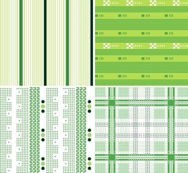 Repeated stripe and plaid pattern clipart