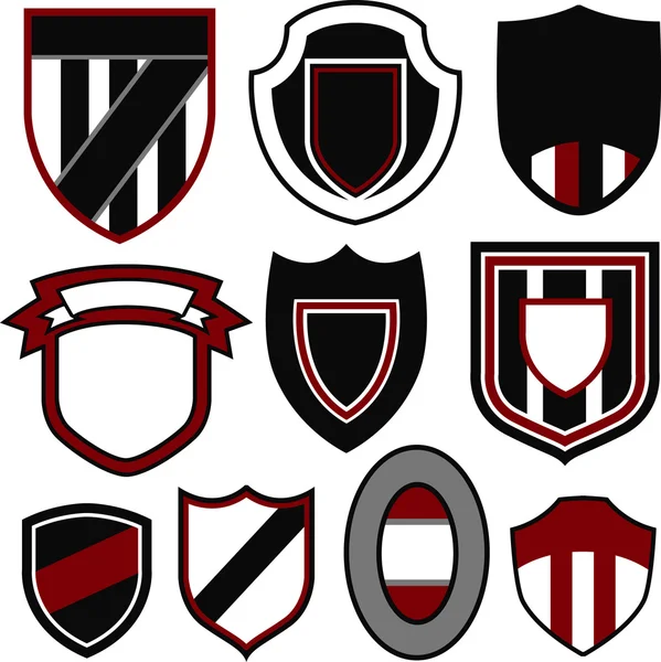 Design de símbolo de emblema de emblema — Vetor de Stock