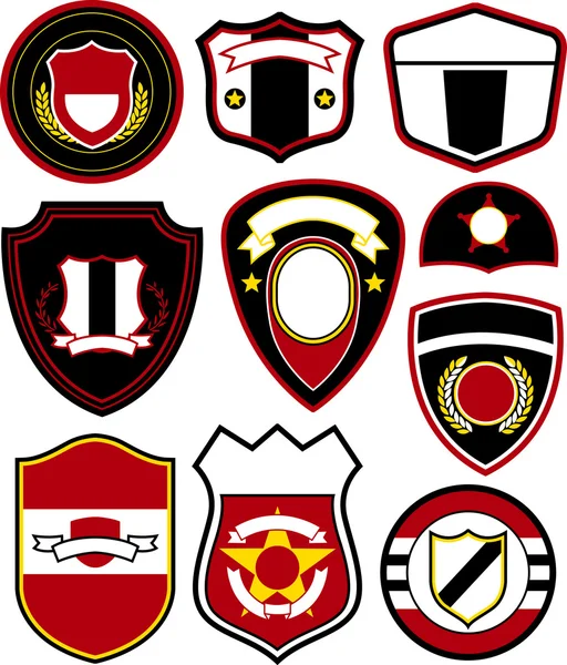 Emblem badge design — Stock Vector