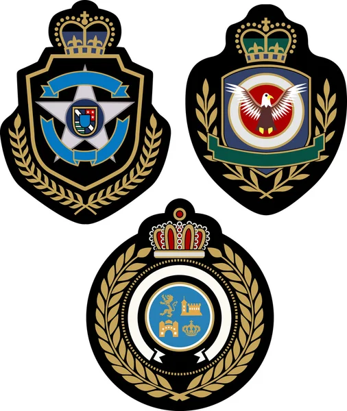 Emblem badge design — Stock Vector