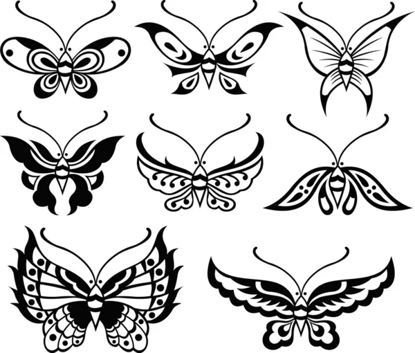 Mode Schmetterling Illustration — Stockvektor