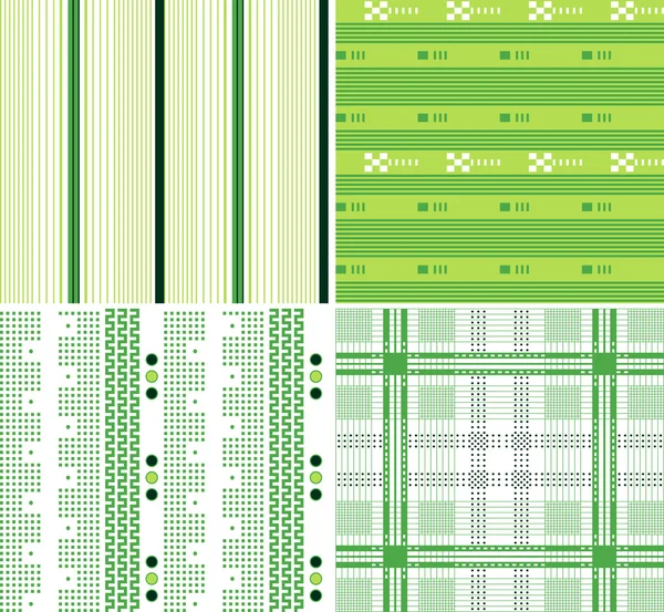 Repeated stripe and plaid pattern — Stock Vector