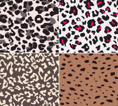 Seamless animal skin pattern clipart