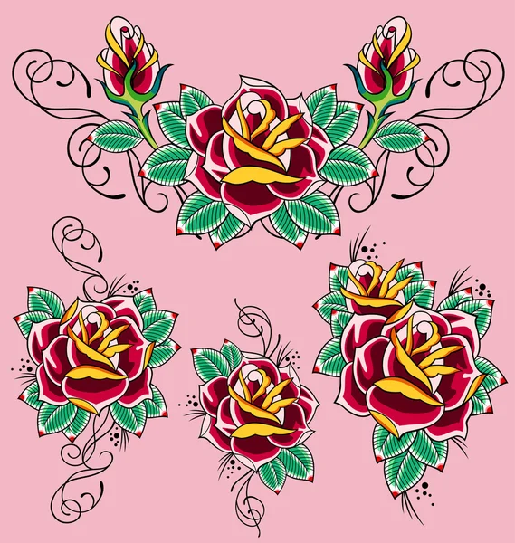 Троянди ілюстрація — стоковий вектор