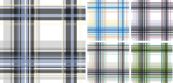 Fabric plaid check pattern — Stock Vector