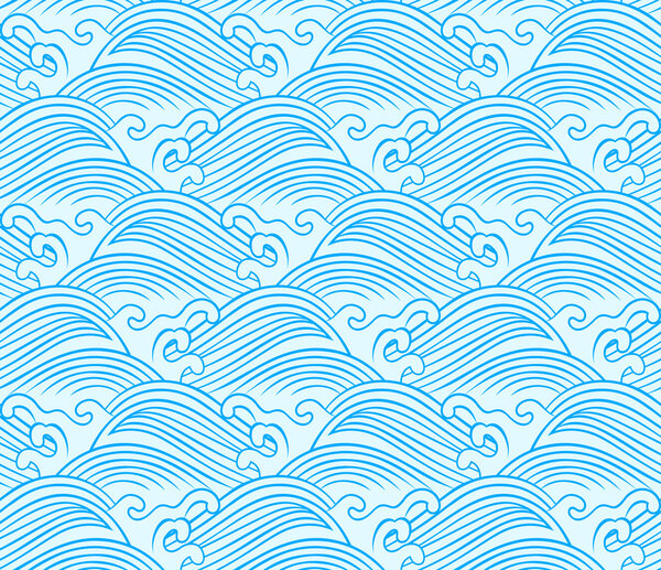 Бесшовные волны океана
