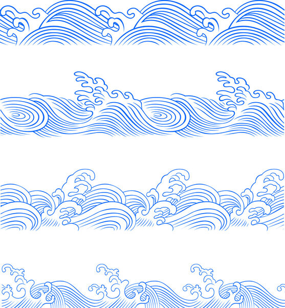 Seamless wave illustration