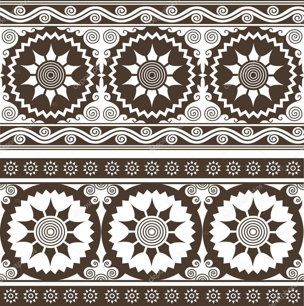 Seamless indian style background