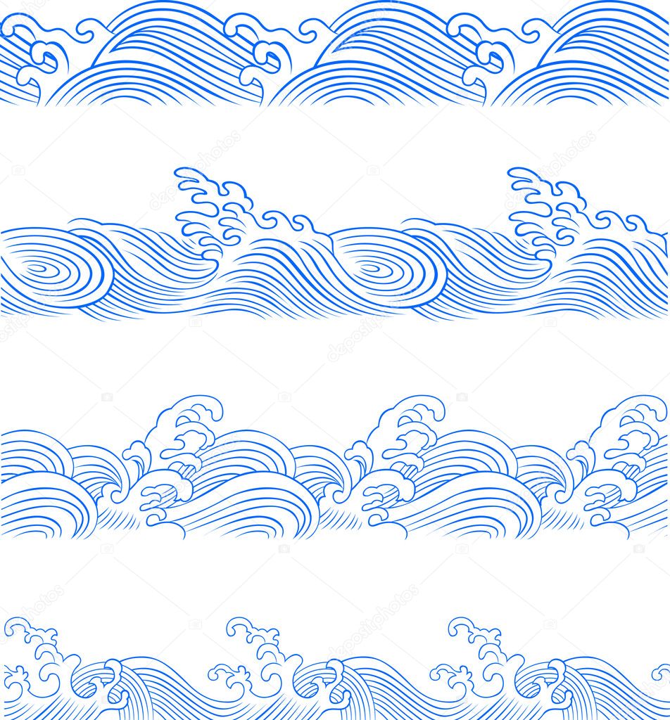 Seamless wave illustration
