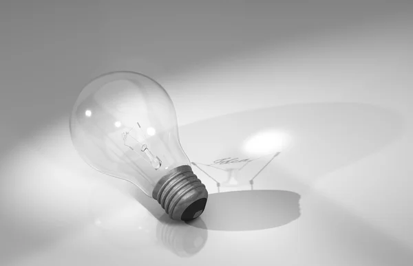 Ideat lamppu — kuvapankkivalokuva