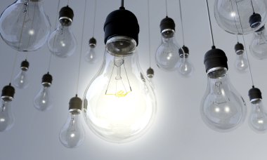 Light Bulb - Switched On clipart