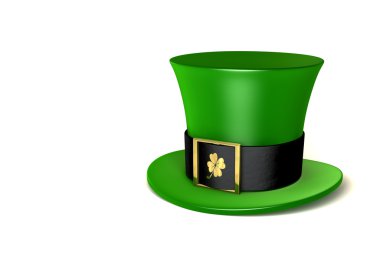 Leprechaun Shamrock Hat clipart