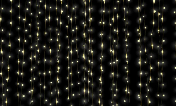 Cascata de luz de fada — Fotografia de Stock