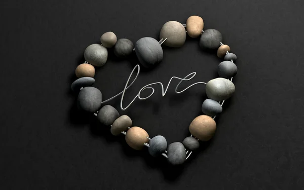 Αγάπη βράχους από την καρδιά σας, φυσικά — Φωτογραφία Αρχείου