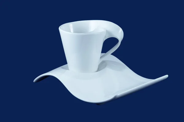 Modern white cup — Stock Photo, Image
