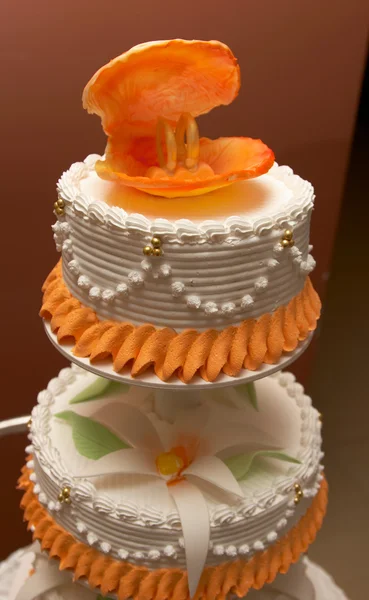 婚礼蛋糕 图库照片