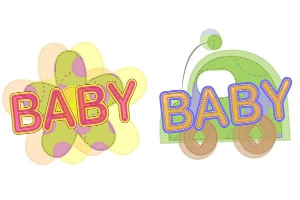 Baby-transparency — Stock Vector