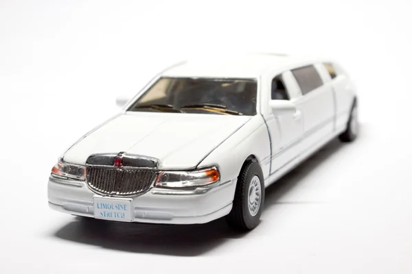 Witte limousine — Stockfoto