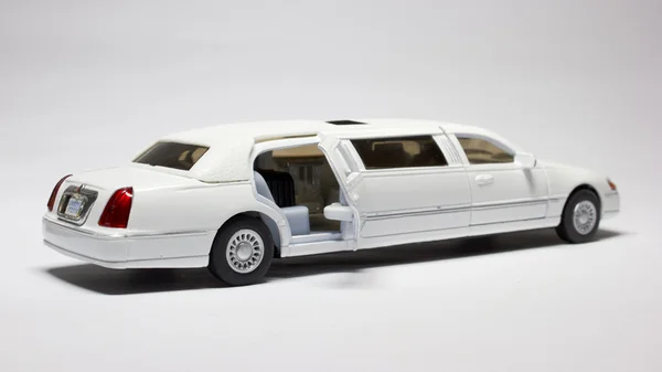 Vit limousine — Stockfoto