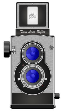 Twin Lens Reflex camera clipart