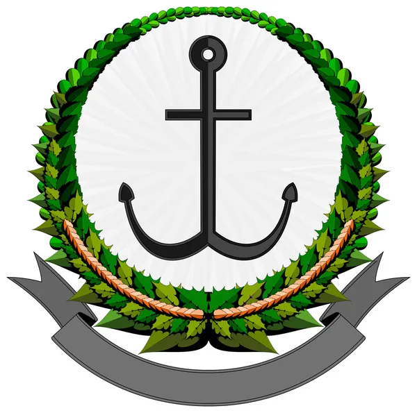 Якір логотип — стоковий вектор