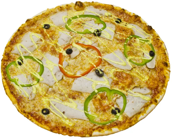ハムのピザ — ストック写真